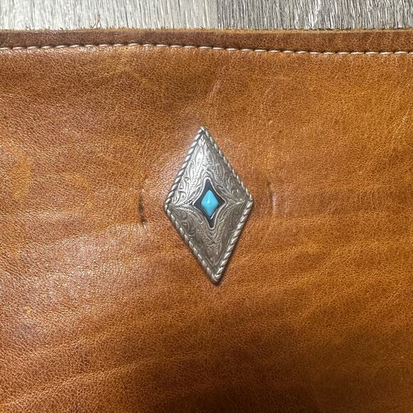 Brown Leather Crossbody Bag - Picture 4 of 8